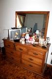 Dresser with mirror