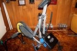 Exercise equipment - elliptical machine, weights, etc.