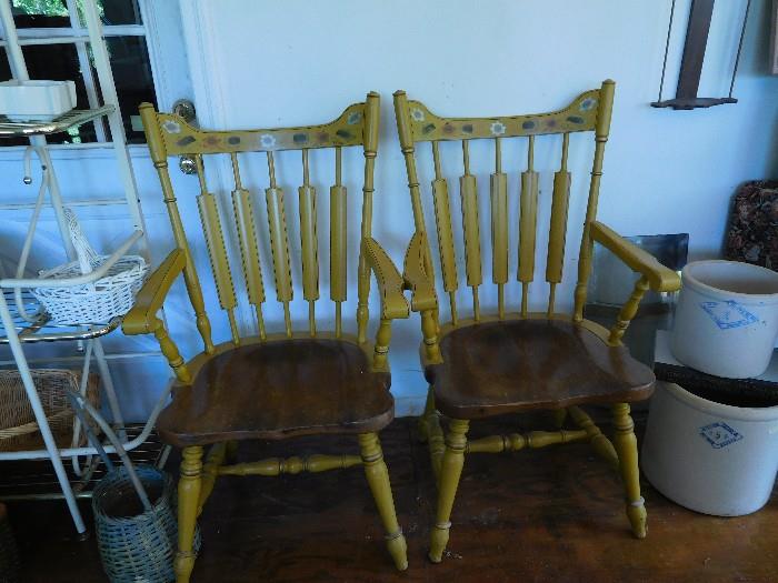 Temple Stewart Arm Chairs - Cattail