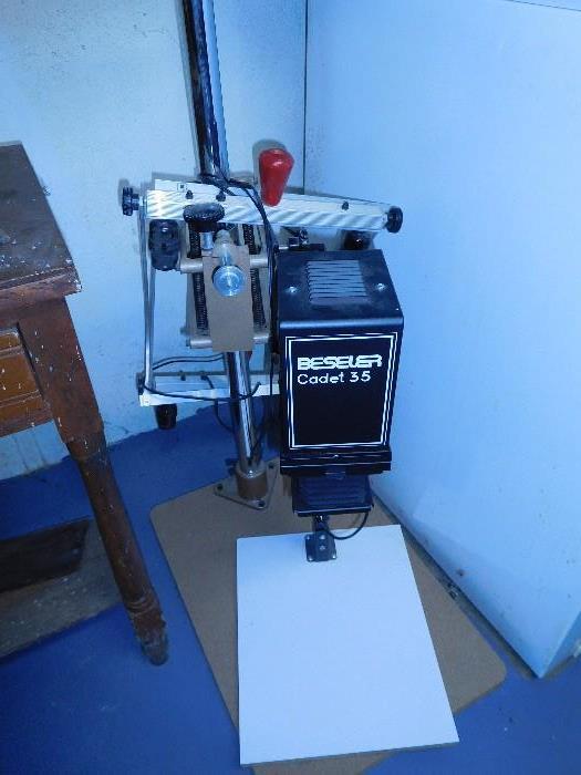 Photograph enlarger.  Set of Encyclopedia of Photography.