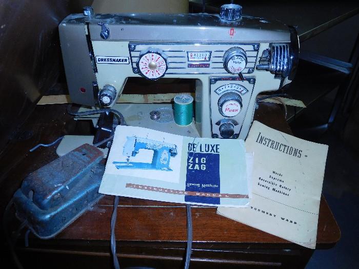 Zig Zag Commercial Sewing Machine.  Many a wonderful items made on this machine.