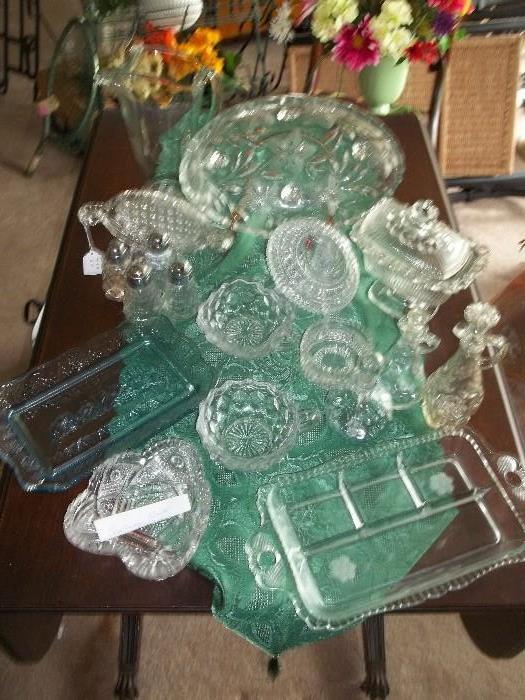 Fostoria Glass & Cambridge Glass Pieces