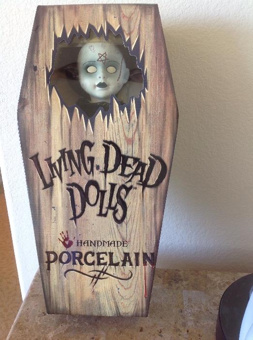 If you like creepy things, we have living dead dolls, just in time for HALLOWEEN!