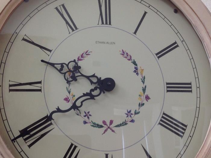 Ethan Allen grandfather clock.