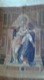 Lrg Italian  canvas painting of Madonna 
