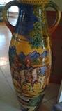 1 of pr Majolica urns approximately  48"