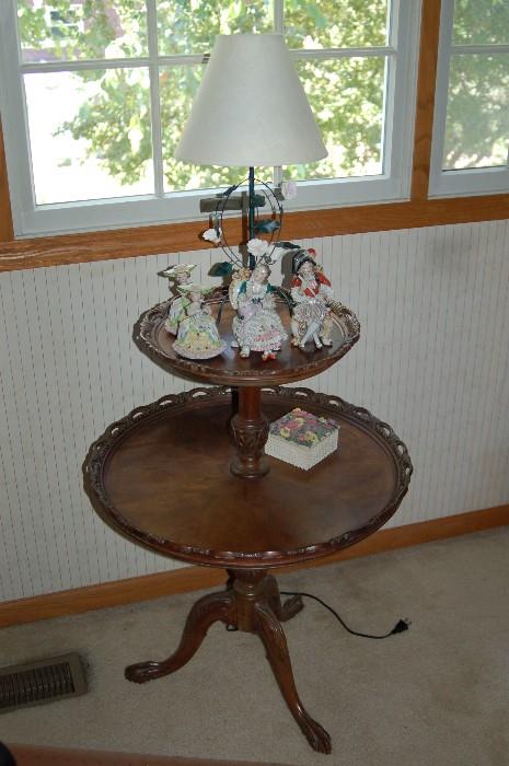 2 tiered table