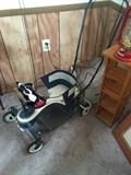                         1920s antique baby stroller