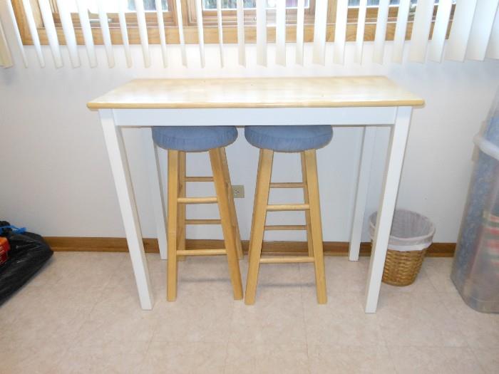 table with stools