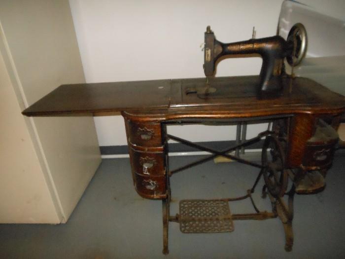 antique sewing table 