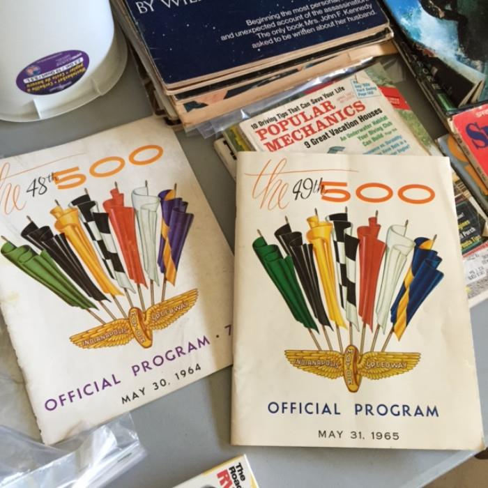 Indy 500 Official Programs