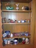 shot glasses, mugs, knick knacks