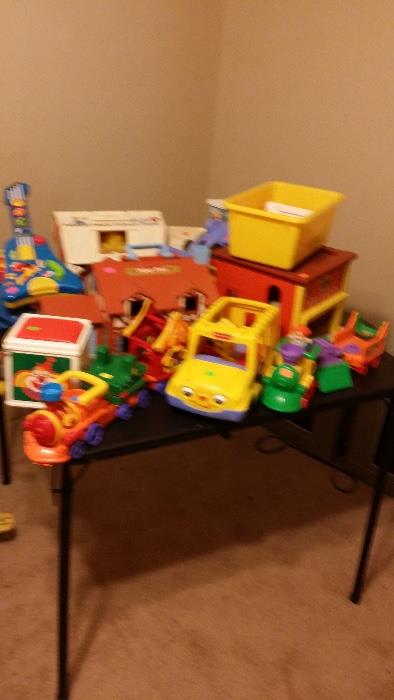Play skool toys, other Disney and Fischer Price toys, Great assortment and collectable items offered