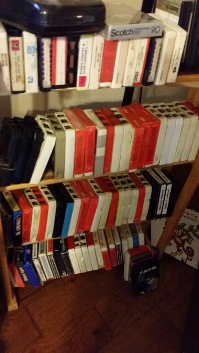 8 track tapes, nice collection and assortment
