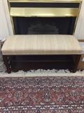    Bed bench has a matching chair & ottoman.