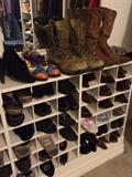 Variety of shoes and boots for men and women
