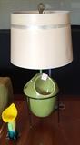 MId-century ceramic lamp.