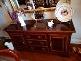 Mahogany buffet server