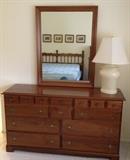 Imperial Furniture dresser w/ mirror. Matching chest of drawers and 2 nightstands priced separately