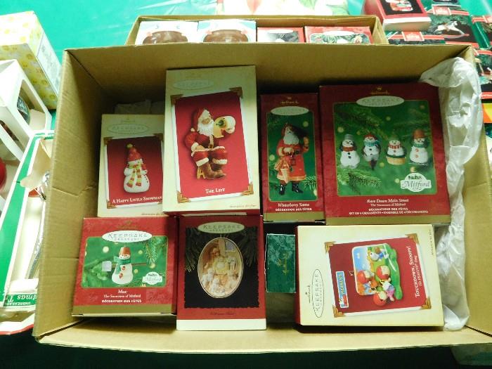 Hallmark Ornaments in boxes