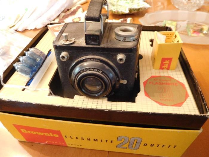 Brownie Camera in box
