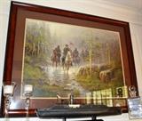 Civil War collector series framed prints - Replica of CSS Virginia, 1862