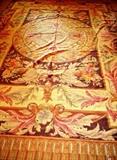 Needlepoint Aubusson rug, approx. 8x10