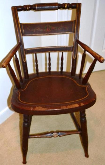 Early armchair - Hitchcock, New England - painted finish