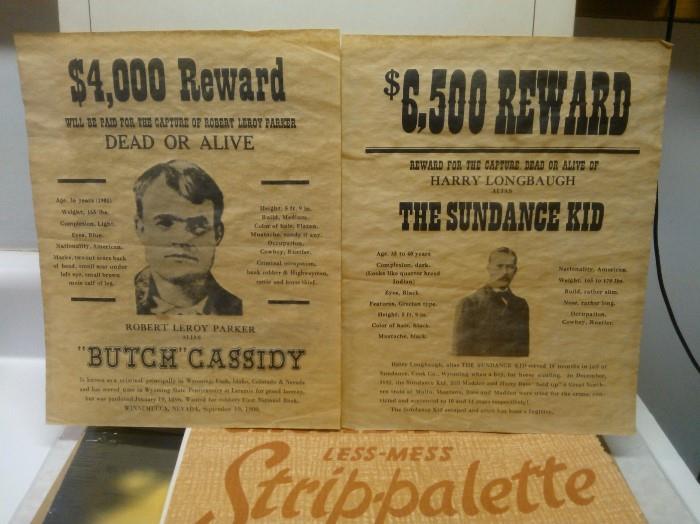 Butch Cassidy & Sundance Kid Wanted Posters