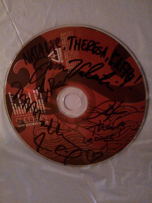 Maroon 5 Autographed CD