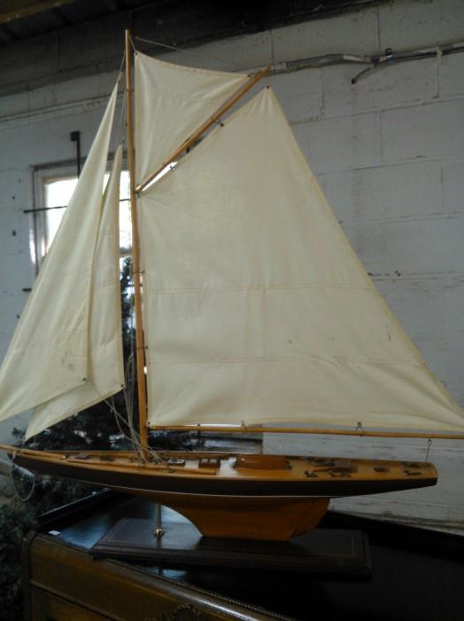 Old Wooden Model Ship