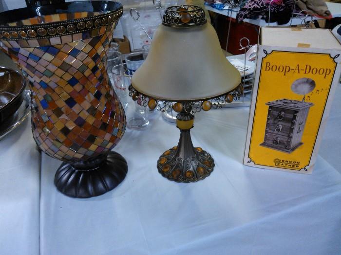 Party Lite Vase, Lamp