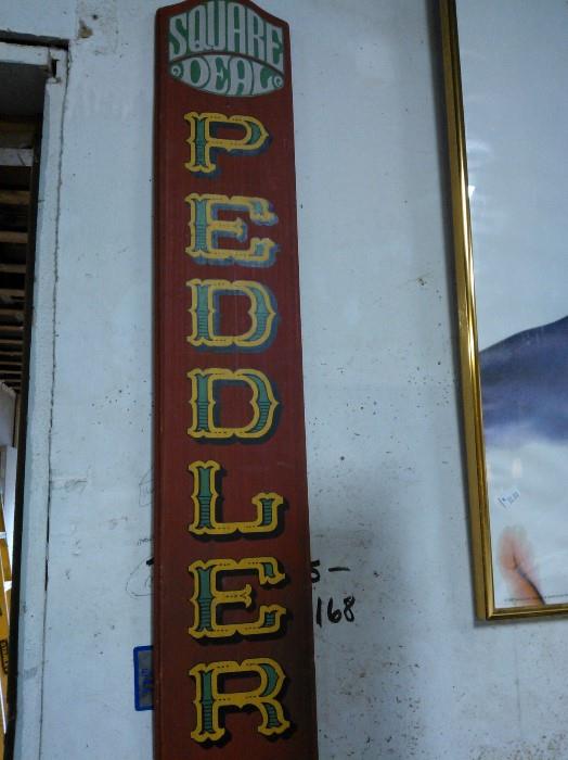 Peddler Sign