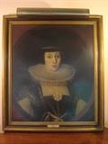 English oil Portrait of a lady by Gilbert Jackson signed and dated 1632