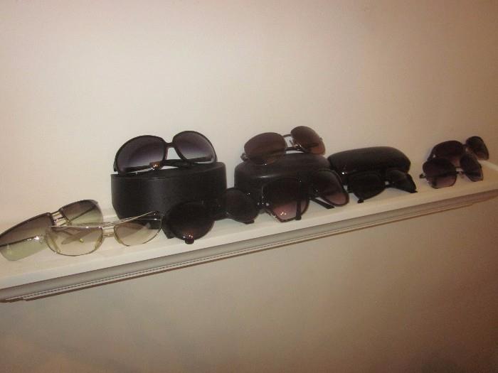 Designer sunglasses,  Sunglasses: Oliver's People, Ralph Lauren, Dolce Gabbanna, Lucky, Gucci, Michael Kors