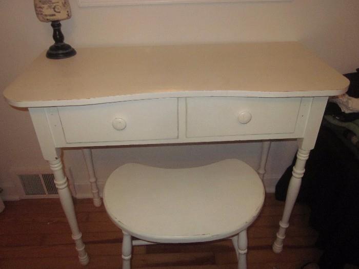 Dressing Table, bench seat