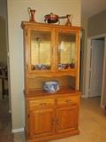 Sweet china cabinet with additional storage and display