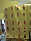 Hand made quilt- Sun Bonnet pattern- Sue and Sam