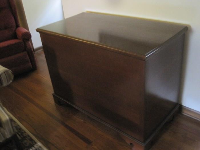 Handmade cherry blanket chest-  locally made in Stewart County 