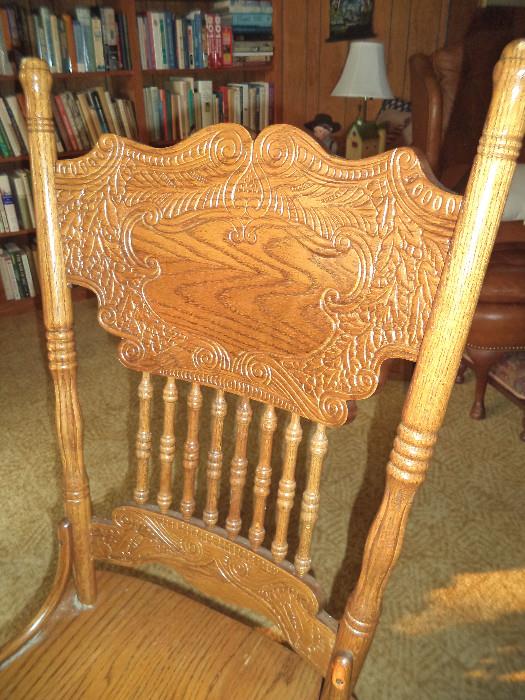 1 of 3 Pressed Back Chairs
