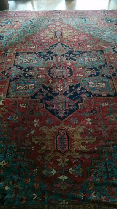 Another shot of the STUNNING Persian Serapi rug, 10' x 14'