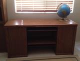 Oak Desk , Globe (SOLD)