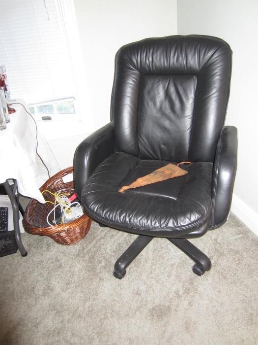 Leather executive chair