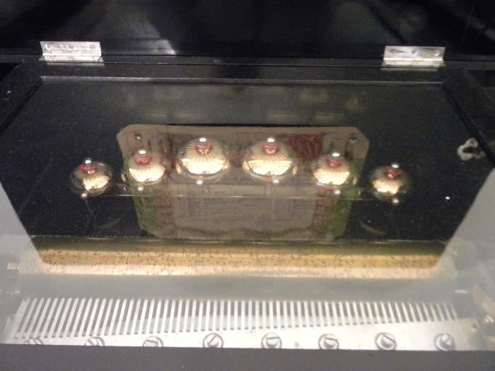 Bells of restored antique music box