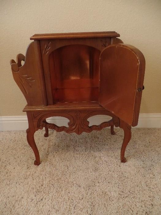 Antique Copper-lined Smoke Cabinet