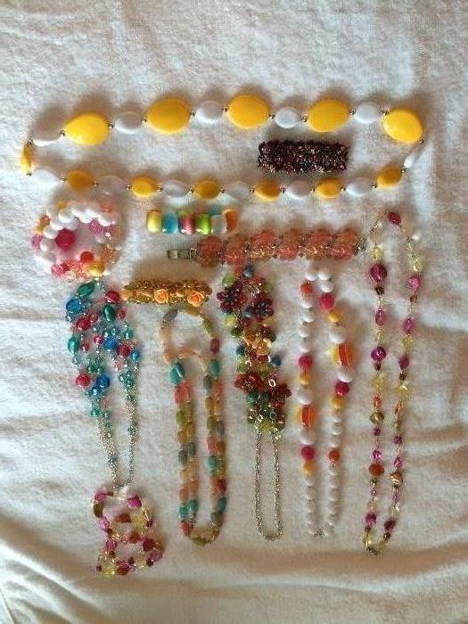 Fun, colorful costume jewelry