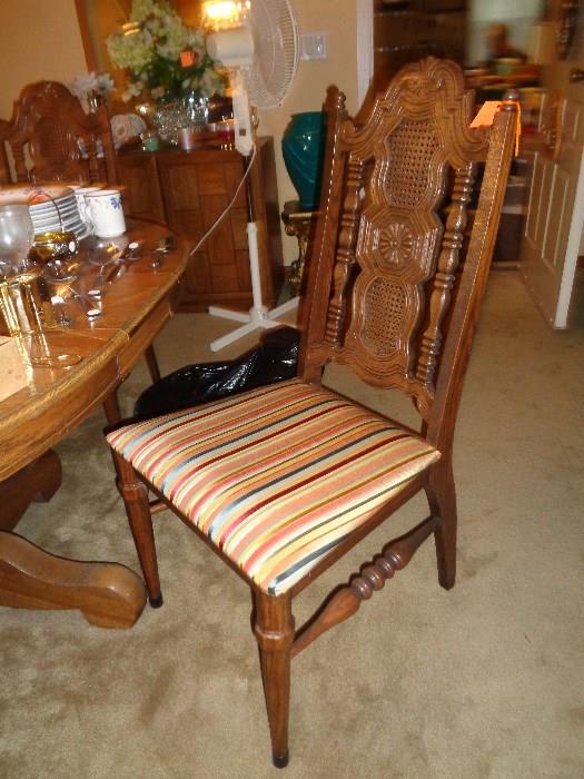 set of 4 of these chairs and nice table