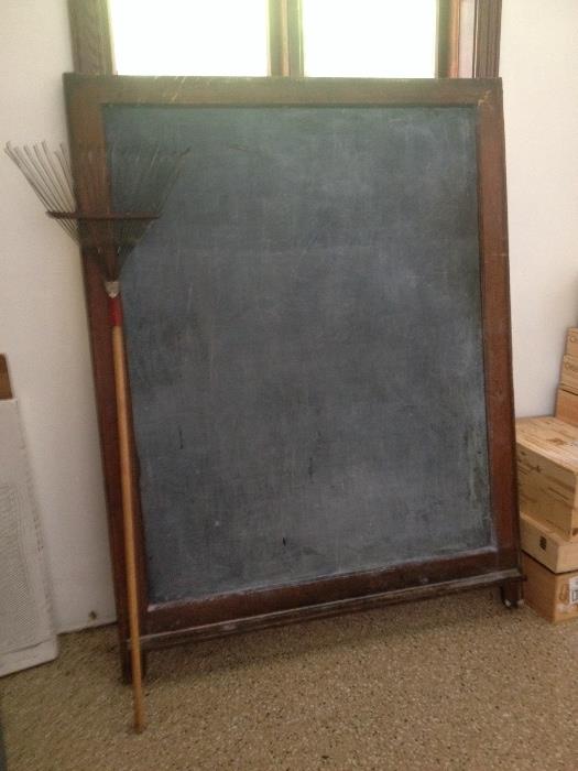 vintage school house chalkboard