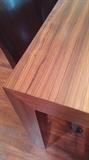 zebra wood detail, parson leg