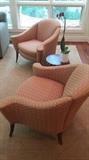 Arm chairs in new upholstery